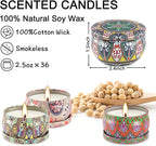 36 Pack Scented Candles Set for Home, Relaxing Stress Relief, Aromatherapy - Image 5