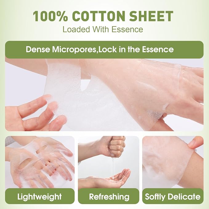 KONEUK 48 Pack Collagen Hydrating Face Masks Skincare - Image 5