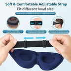 ZGGCD Sleep Mask for Side Sleeper, Light Blocking Sleeping Eye Mask for Women - Image 6