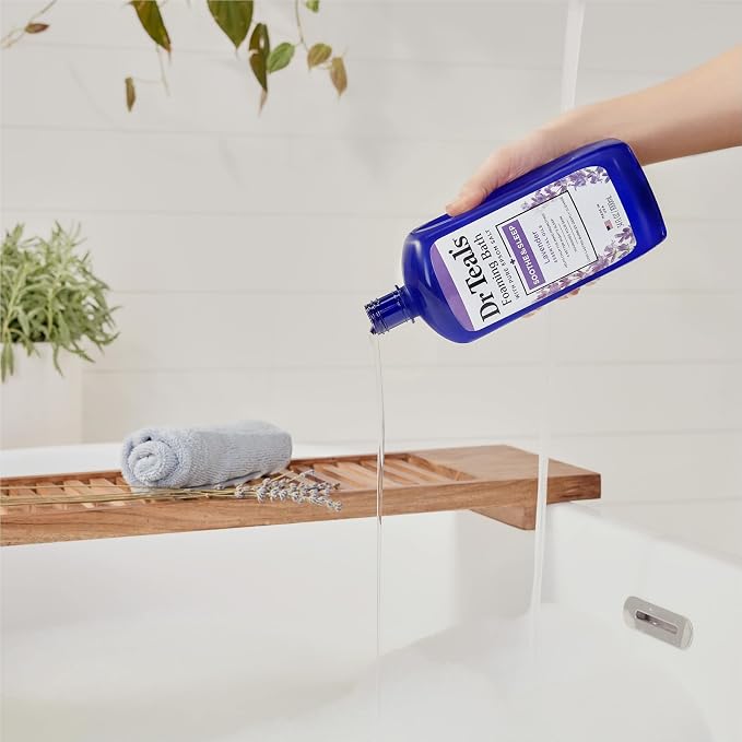 Dr Teal's Foaming Bath with Pure Epsom Salt, Soothe & Sleep with Lavender - Image 5