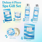 Bath and Body Gift Set for Women, Body & Earth Ocean Gift Basket, Body Lotion - Image 3