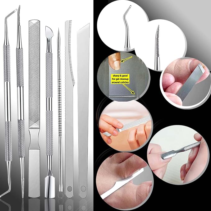10-Pack Ingrown Toenail Tool, Toenail File and Lifters, Professional Surgical - Image 4