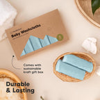 6-Pack Baby Washcloths – Soft Absorbent Viscose from Bamboo Washcloths - Image 7