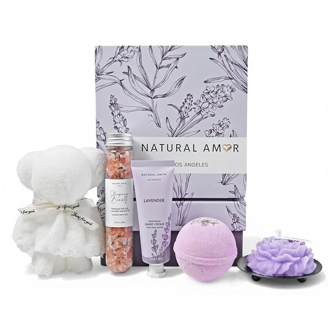 Natural Amor Lavender Spa Gift Set by NATURALAMORLOSANGELES