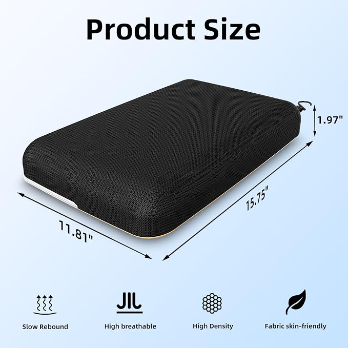 Shower Seat Cushion with Non-Slip Silicone Bottom, Bathtub Cushion - Image 2