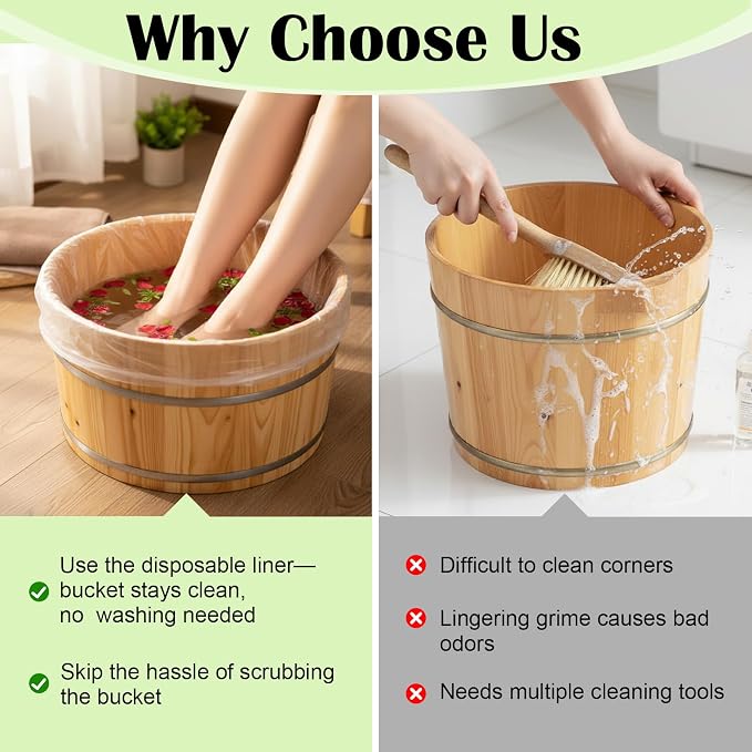 200 Pcs Disposable Foot Bath Liners Bulk - Image 4
