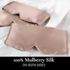 Zenssia 100% Mulberry Silk Sleep Mask Eye Mask - Image 2