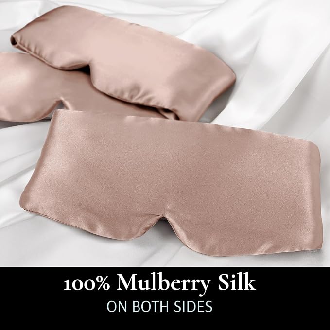 Zenssia 100% Mulberry Silk Sleep Mask Eye Mask - Image 2
