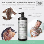 Dead Sea Collection Mens Body Wash 3 in 1 – Eucalyptus Body Wash - Image 2