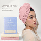 Microfiber Hair Towel Wrap Turban - Image 3