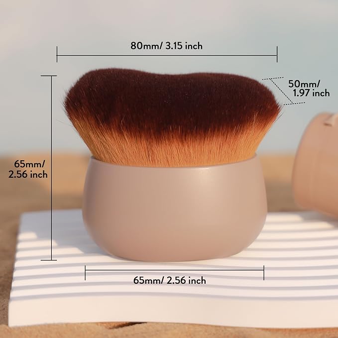 Big Self Tanner Brush, Self Tan Applicator, Body Makeup Brush - Image 3