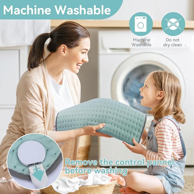 XXL Heating Pad for Back Pain Relief, Large Heating Pads Gifts for Mom Dad Wife - Image 6