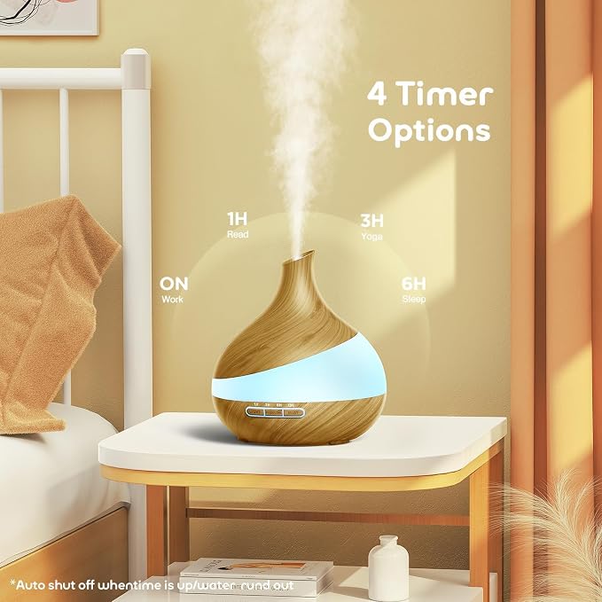 HJTHJT 500ML Essential Oil Diffuser: Aroma Diffuser - Image 5
