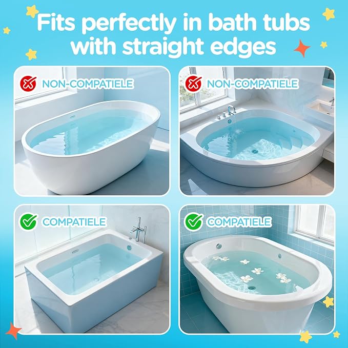 3FT Dolphin Pattern Bathtub Splash Guard Play Shelf - Image 6