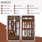 FAMILIFE Manicure Set, Professional Nail Kit Nail Clipper Set, - Image 4