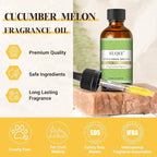 EUQEE Cucumber Melon Fragrance Oil, Premium Cucumber Melon Essential Oil 2.02 - Image 3