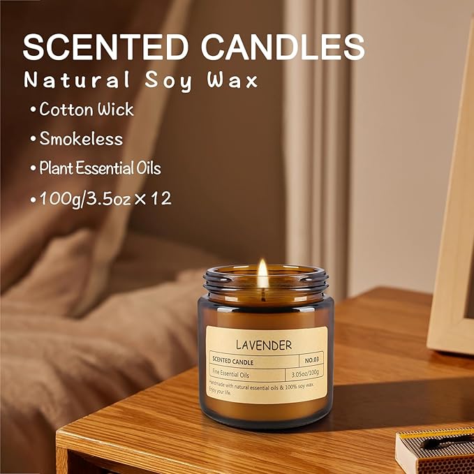 12Pack Scented Candle Set - Image 5