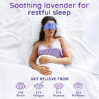 8 Pack Lavender Steam Eye Mask for Dryness, Strain & Relaxation, Heated Eye - Image 2