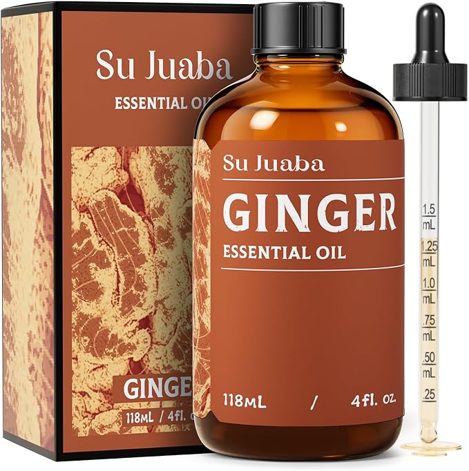 SU JUABA Ginger Oil 4 Fl Oz, 100% Pure Natural by Unknown