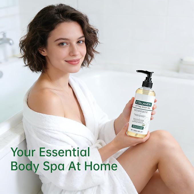 Collagen Lifting Body Oil After Shower, Hydrating Collagen Oil - Image 4