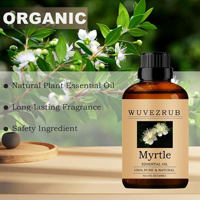 Myrtle Essential Oils, 120ML Pure and Natural Essential Oil - Image 4
