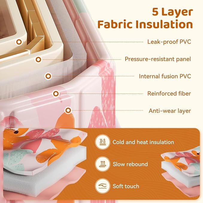 Portable Foldable Bathtub, Freestanding Bathtub No Installation, Bathroom SPA - Image 6