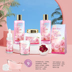 Mothers Day Gifts for Women, Bath Kit Rose Bath and Body Gift, Facial Skin Care - Image 3