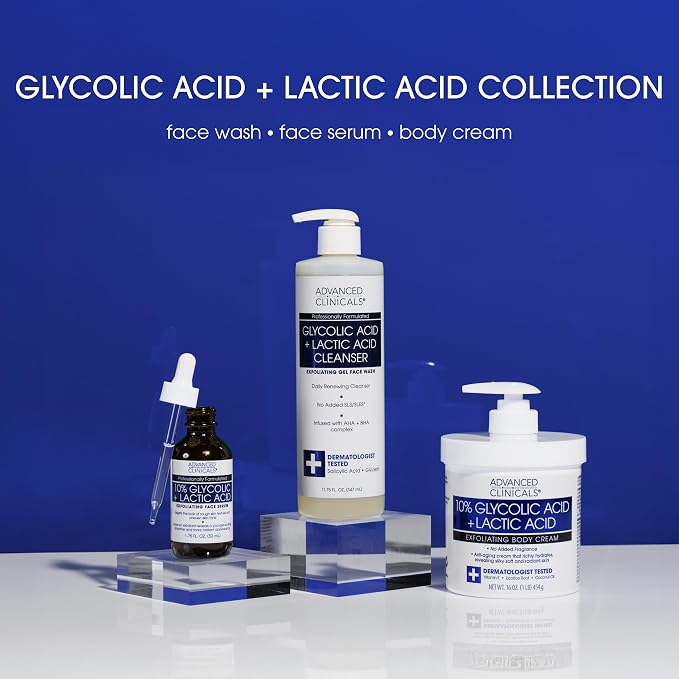 Advanced Clinicals Exfoliating 10% Glycolic Acid Serum - Image 7