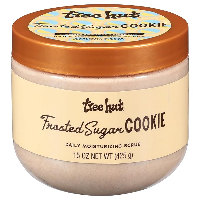 Tree Hut Frosted Sugar Cookie Daily Moisturizing Scrub, Whipped Foamy by TreeHut