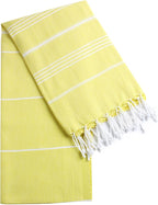 Cacala Lightweight and Thin Turkish Beach Towel 100% Cotton Sand-Free and - Image 3