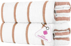 CASA COPENHAGEN Cabana Pool 2Pcs 100% Egyptian Cotton XL Designer Bathsheet by CASACOPENHAGEN