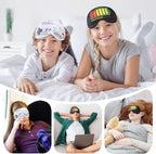 2 Pcs Sleep Eye Mask, Guys Blackout Sleeping Mask - Image 6