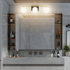 Tipace Mid Century Modern Gold 3-Lights Vanity Light Fixtures - Image 8
