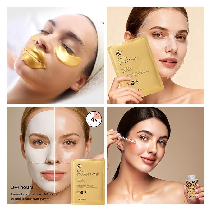 33 Pcs Mother's Day Gift, Honey & Almond Skin Care Gift Set, Spa Bath & Body - Image 4