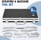 8 in 1 Stainless Steel Gua Sha Muscle Scraper Massage Tool Set IASTM Tools - Image 7