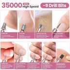 Cordless Nail Drill 35000RPM, Portable Electric Nail File - Image 6