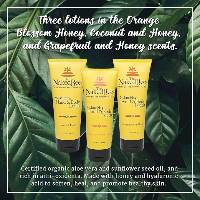 The Naked Bee Orange Blossom Honey, Grapefruit Blossom and Coconut Honey - Image 2