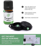 Essence Wearable Aromatherapy Nasal Diffuser – Bergamot Essential Oil Nose Ring - Image 4