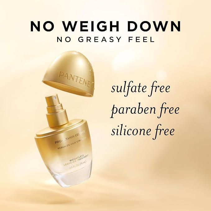 Pantene Pro-Vitamin Essence, Daily Repair Mist, Weightless Leave-On Treatment - Image 7