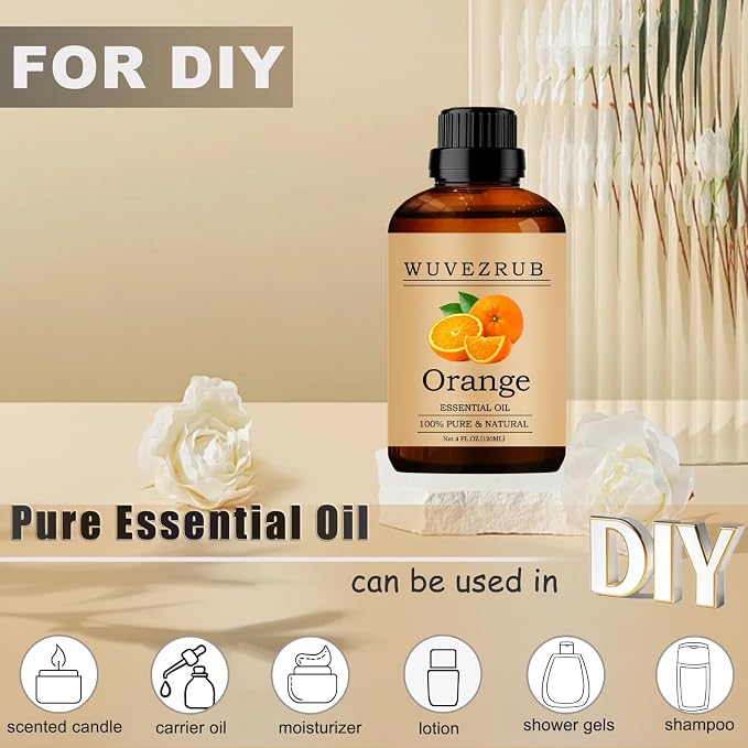 Orange Essential Oil - 120ML Pure and Natural - Image 3
