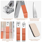 6 Sets Manicure Set 8 in 1 Stainless Steel Nail Clippers Pedicure Kit, - Image 5