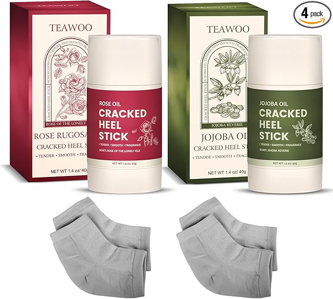 4 Pcs Cracked Heel Repair Set –Comes by TEAWOO