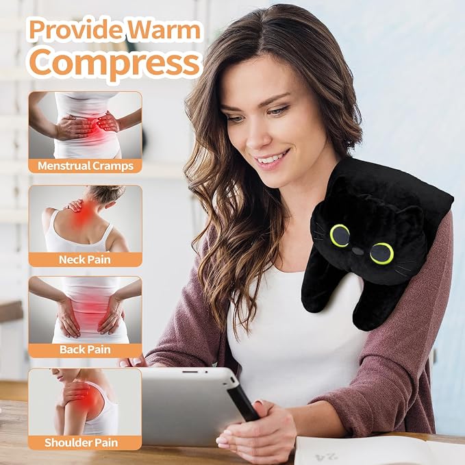 Microwave Heating Pad for Cramps Pain Relief, 19 * 9" Microwavable Heating Pads - Image 2