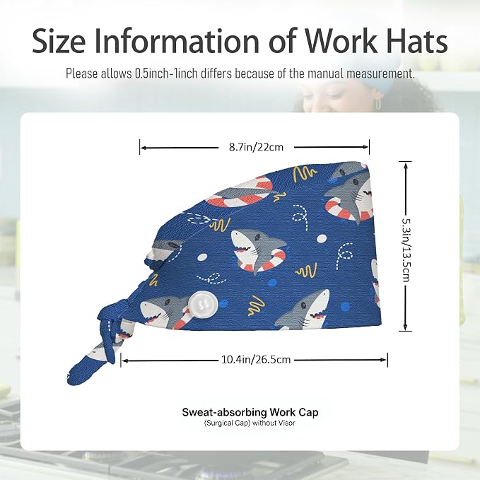 2 Pcs Working Cap with Sweatband - Image 4