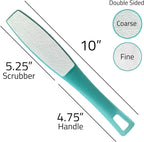 3 ALAZCO Double Sided Foot File Pumice Ergonomic Handle Scrubber Immediate - Image 2