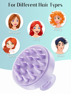 HEETA Shampoo Scalp Brush Massager Hair Growth, Scalp Scrubber - Image 6