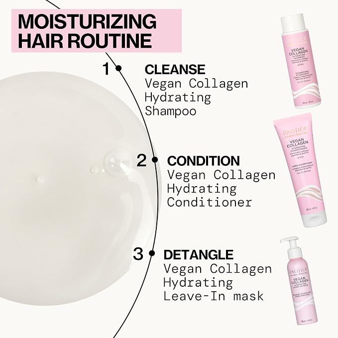 Pacifica Vegan Collagen Leave-In Repair Hair Mask – Leave-In Conditioner - Image 13