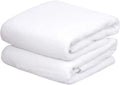JML Large Bath Towels Set of 2, Lightweight, Lint-Free Microfiber Fleece by JML