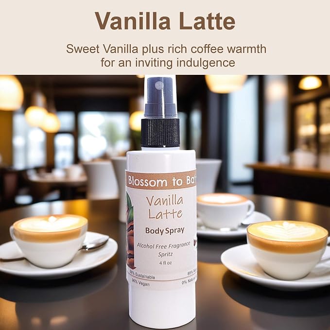 Blossom to Bath Vanilla Latte Body Spray - Image 2