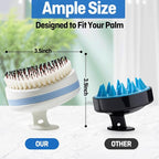 Scalp Massager with Double-Layer Bristles, Anti-Slip Rich-Lathering Hair - Image 7